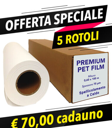 Premium Pet Film for DTF - 5 Rotoli